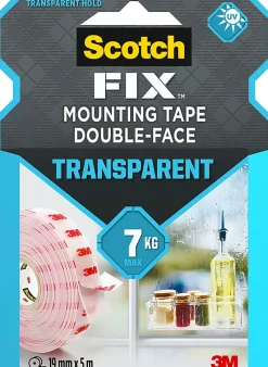 3M Double face 19 mm x 5 m transparent, 7 kg