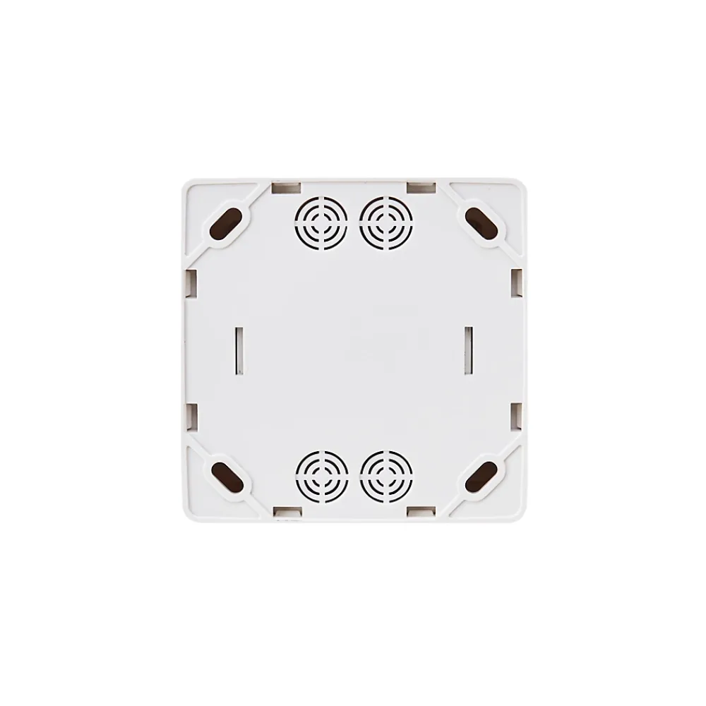 Jacobsen Interrupteur En Saillie-Double interrupteur va-et-vient monobloc en saillie étanche Sigurd blanc complet