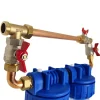 Toodo Filtre Anti Calcaire-Double Porte Filtre à Eau Bypass 9"3/4 installation Facile Raccord 3/4" - 20/27 Filtre Domestique Fabriqué en France