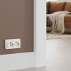Jacobsen Prise En Saillie-Double prise monobloc en saillie Sigurd blanc complet
