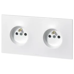 Legrand Double prise 2 pôles+terre Neptune
