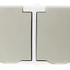Zenitech Boite D'Encastrement-Double prise 2P+T étanche IP54 -