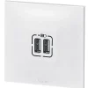 Legrand Double prise USB Neptune Blanc mat