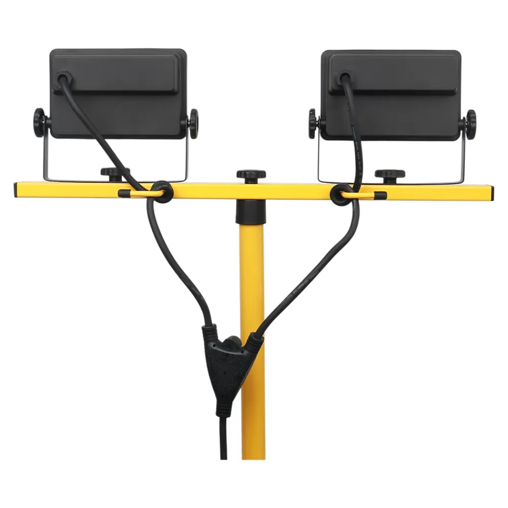 Double projecteurs de travail filaire sur trépied 20W