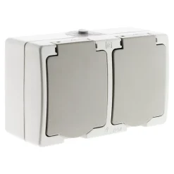Zenitech Boite D'Encastrement-5 doubles prises 2P+T raccordement rapide