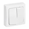 Legrand Interrupteur En Saillie-Double va-et-vient ASL blanc