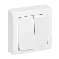 Legrand Interrupteur En Saillie-Double va-et-vient ASL blanc