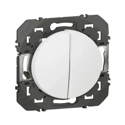 Legrand Double Va-et-vient Dooxie blanc