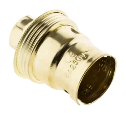 Zenitech Douille À Baïonnette B22. 150 W. Coloris Or Acier Laitonné 1 Bague