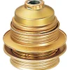 Lebenoid Douille Électrique-Douille E27 acier laitonné - Raccord diamètre 10mm - Lébénoïd