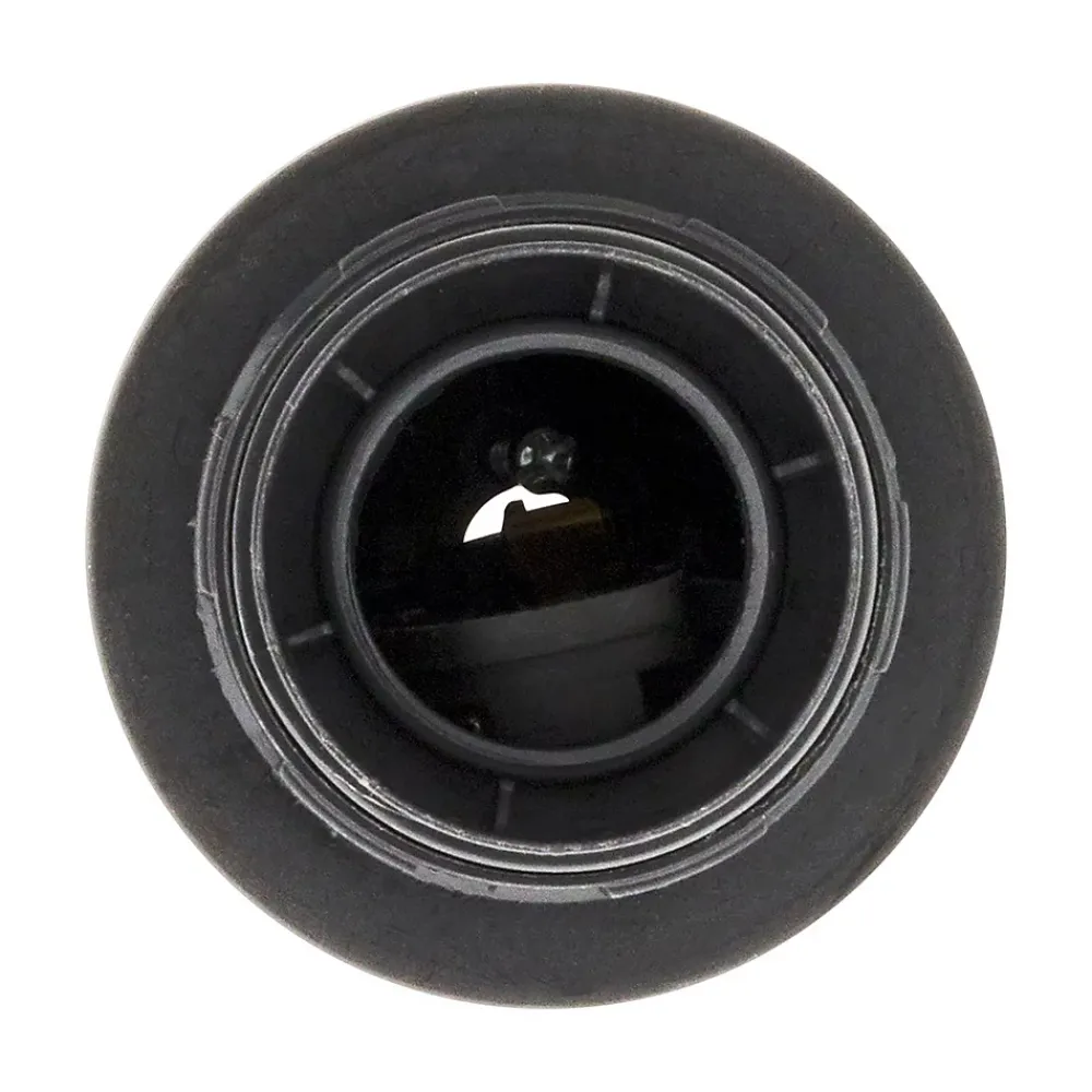 Zenitech Douille Électrique-Douille E27 + bague - Noir -