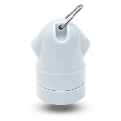 Lnd Douille E27 Blanche en Porcelaine Élégance Lumineuse pour l'Été