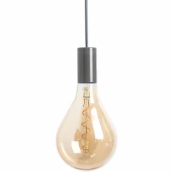 Lnd Douille Électrique-Douille E27 en céramique grise une création vintage pour votre lampe suspension