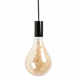 Lnd Douille Électrique-Douille E27 en céramique noire une création vintage pour votre lampe suspension