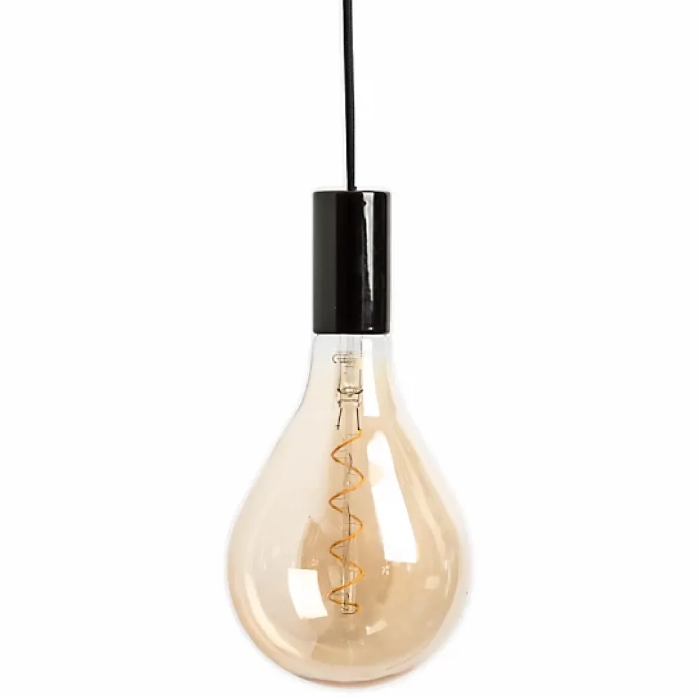 Lnd Douille Électrique-Douille E27 en céramique noire une création vintage pour votre lampe suspension