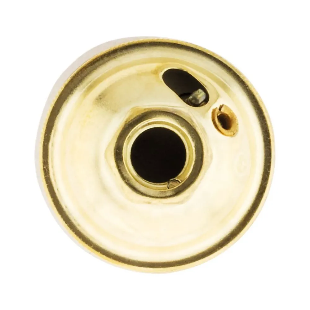 Zenitech Douille Électrique-Douille E27 en laiton avec collerette porcelaine -