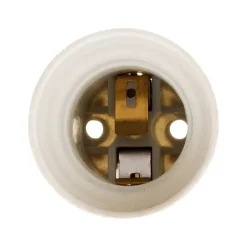 Zenitech Douille E27 Résine Borne à vis - Blanc -