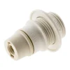 Zenitech Douille Électrique-Douille E14 simple bague - Blanc -