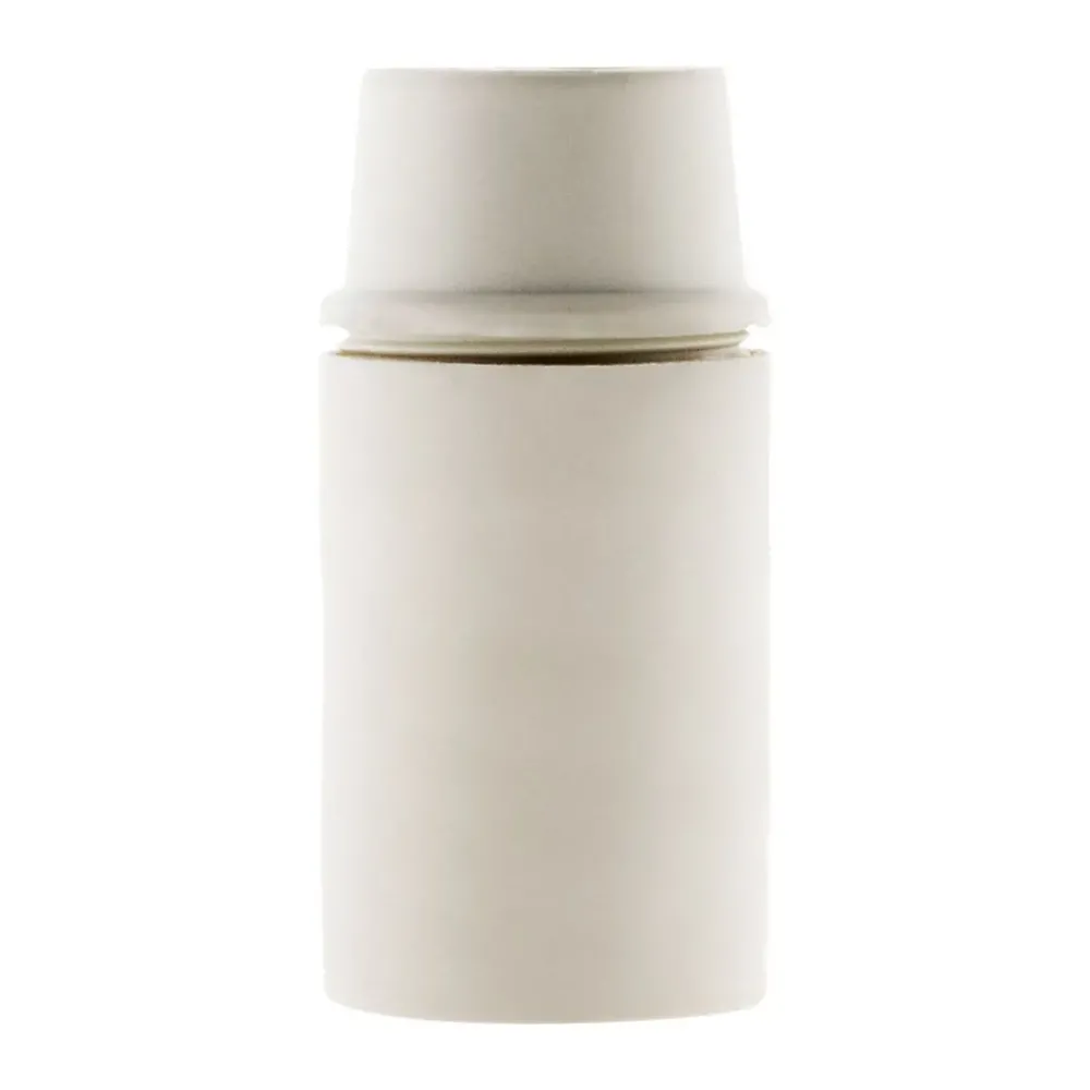 Zenitech Douille lisse sans bague E14 - Blanc -