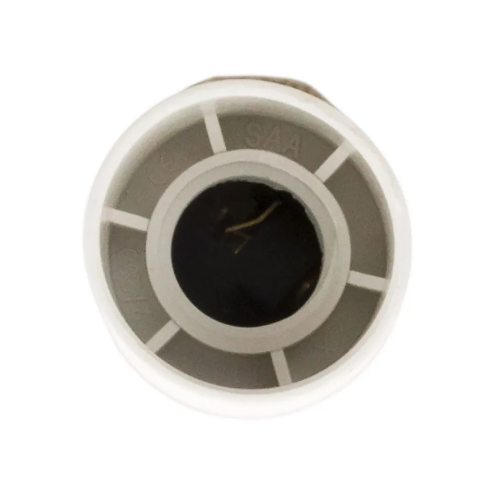 Zenitech Douille lisse sans bague E14 - Blanc -