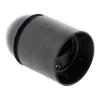 Zenitech Douille Électrique-Douille lisse sans bague E27 - Noir -