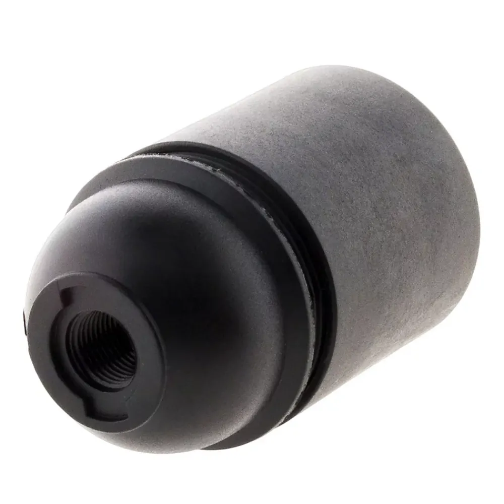Zenitech Douille Électrique-Douille lisse sans bague E27 - Noir -
