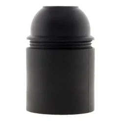 Zenitech Douille Électrique-Douille lisse sans bague E27 - Noir -