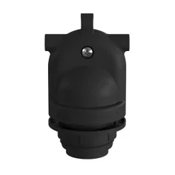 Lnd Douille noire E27 étanche IP65 à double sortie pour guirlande d'extérieur