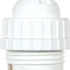 Lebenoid Douille nylon B22 double bague raccord 10mm - Blanc - Lébénoïd