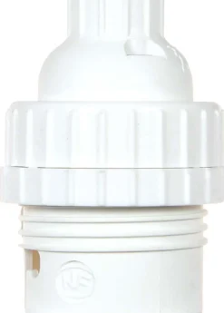 Lebenoid Douille nylon B22 double bague raccord 10mm - Blanc - Lébénoïd