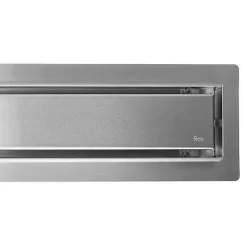 Rea Evacuation De Douche-Drain Linéaire Neox Pro 90 Brush Steel