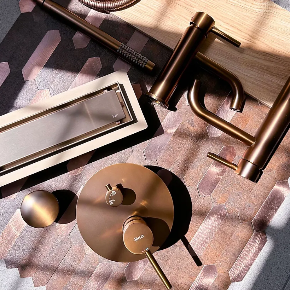 Rea Drain Linéaire Neox Pro 800 Brush Copper