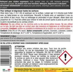 Fila Colle Carrelage-Détachant dégraissant 1L pour sols