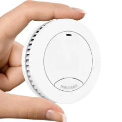 Aroha Détecteur de fumée Safety Pro Mini - Batterie 10 ans - Détecteur de fumée - Alarme incendie