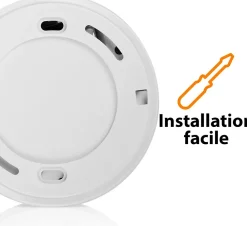 Nature Pro Détecteur De Fumée|Détecteur De Fumée-Détecteur de fumée Capteur Optique Bouton de Test 85 DB