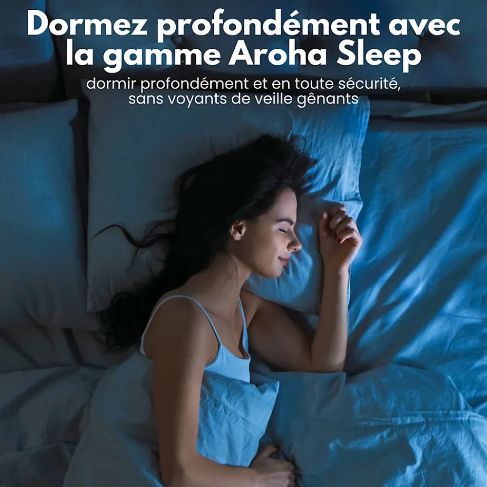 Aroha Détecteur de fumée/chaleur connectable Link - Batterie 10 ans - Capteur de fumée interconnecté - Alarme incendie - Pack de 2