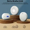 Aroha Détecteur De Fumée|Détecteur De Fumée, Gaz Et Protection Incendie-Détecteur de fumée connectable Link - Batterie 10 ans - Capteur de fumée interconnecté - Alarme incendie