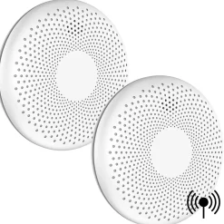 Aroha Détecteur De Monoxyde De Carbone Et Gaz-Détecteur de fumée et de monoxyde de carbone interconnecté Link - Alarme incendie et CO interconnectable - 2 pièces