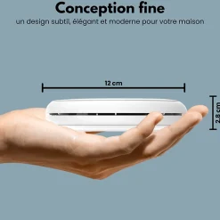 Aroha Détecteur de fumée et de monoxyde de carbone Safety Pro Sleep Line - Batterie 10 ans - Alarme incendie et de CO - 5 pièces