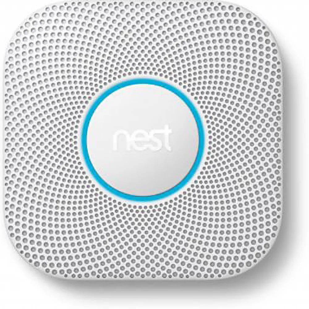 Google Nest Détecteur De Fumée|Détecteur De Monoxyde De Carbone Et Gaz-Détecteur de fumée et de monoxyde de carbone Nest Protect 2