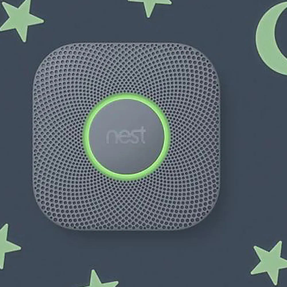 Google Nest Détecteur De Fumée|Détecteur De Monoxyde De Carbone Et Gaz-Détecteur de fumée et de monoxyde de carbone Nest Protect 2