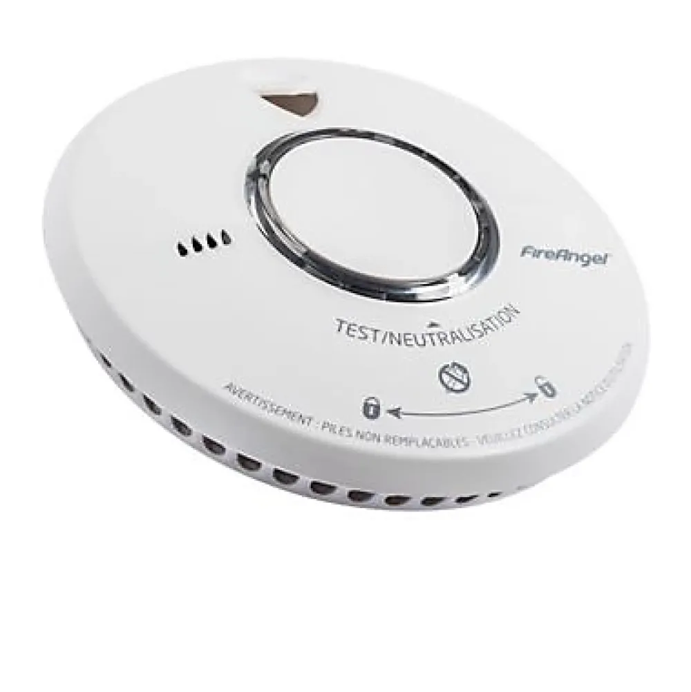 Angeleye Détecteur De Fumée|Détecteur De Fumée, Gaz Et Protection Incendie-Détecteur de fumée Ingenious Thermoptek, 2 pièces