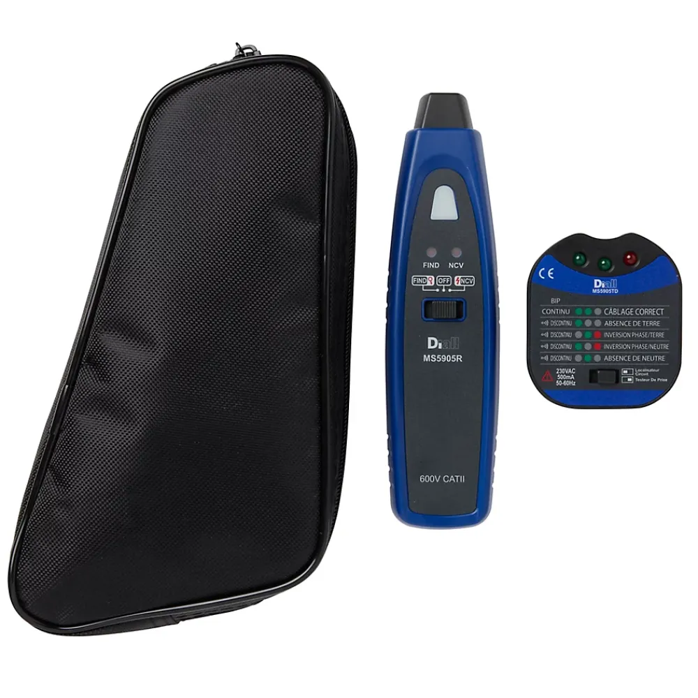Diall Testeur De Tension-Détecteur de fusible - max 230V bleu et noir