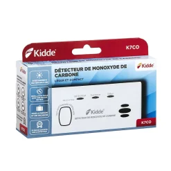 Kidde Détecteur De Monoxyde De Carbone Et Gaz|Détecteur De Fumée, Gaz Et Protection Incendie-Détecteur de monoxyde de carbone 7CO