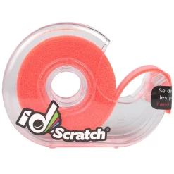Ruban Adhésif-Dévidoir de bande auto-agrippante Id-Scratch IDS-FO-BOX-2.0 coloris orange longueur 2 m