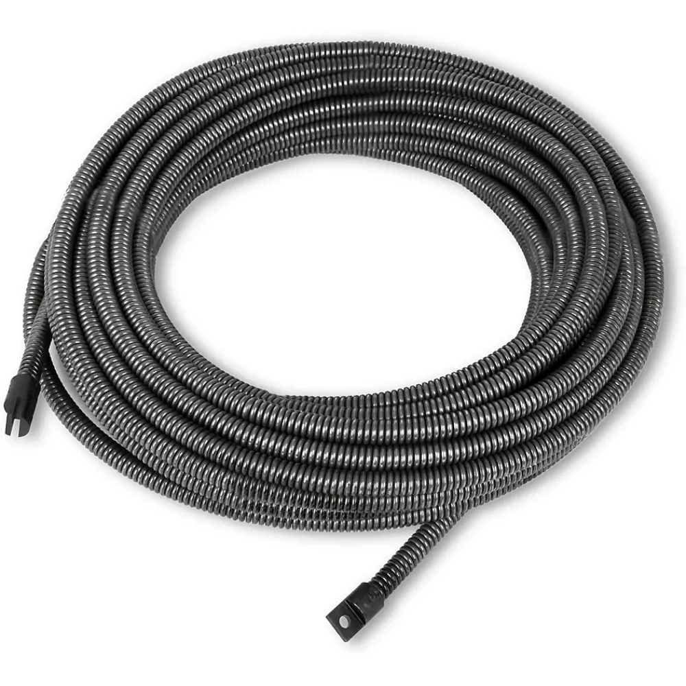 Eberth Spirale de 20m pour machine de nettoyage de tuyaux, diamètre de la spirale 13mm, accouplement M6, tuyaux de diamètre 5-10cm