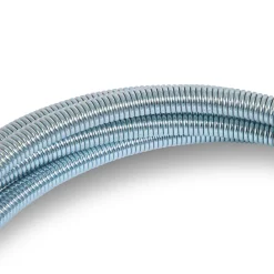 Eberth Furet Déboucheur-Spirale de nettoyage de tuyaux 3m de long et 9mm de diamètre pour tuyaux à partir de 40mm tête en forme de griffe de 20mm