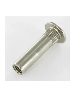 Vis Express Écrou-Ecrou Relieur POZI et fendu 8X31 M6X15 AC. Acier nickelé - 1 pièce