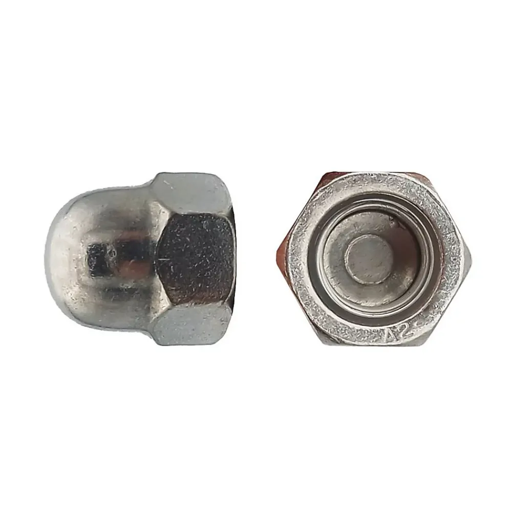 D-Work 25 Ecrous Borgnes M22 mm - DIN 1587 - Inox A2 -