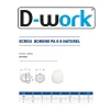 D-Work Écrou-100 Ecrous Borgnes M12 mm - DIN 1587 - Polyamide -